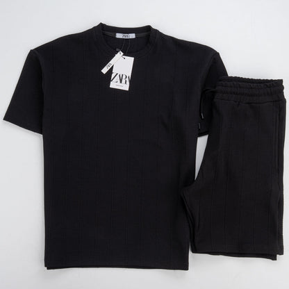 Jacquard Shorts Set