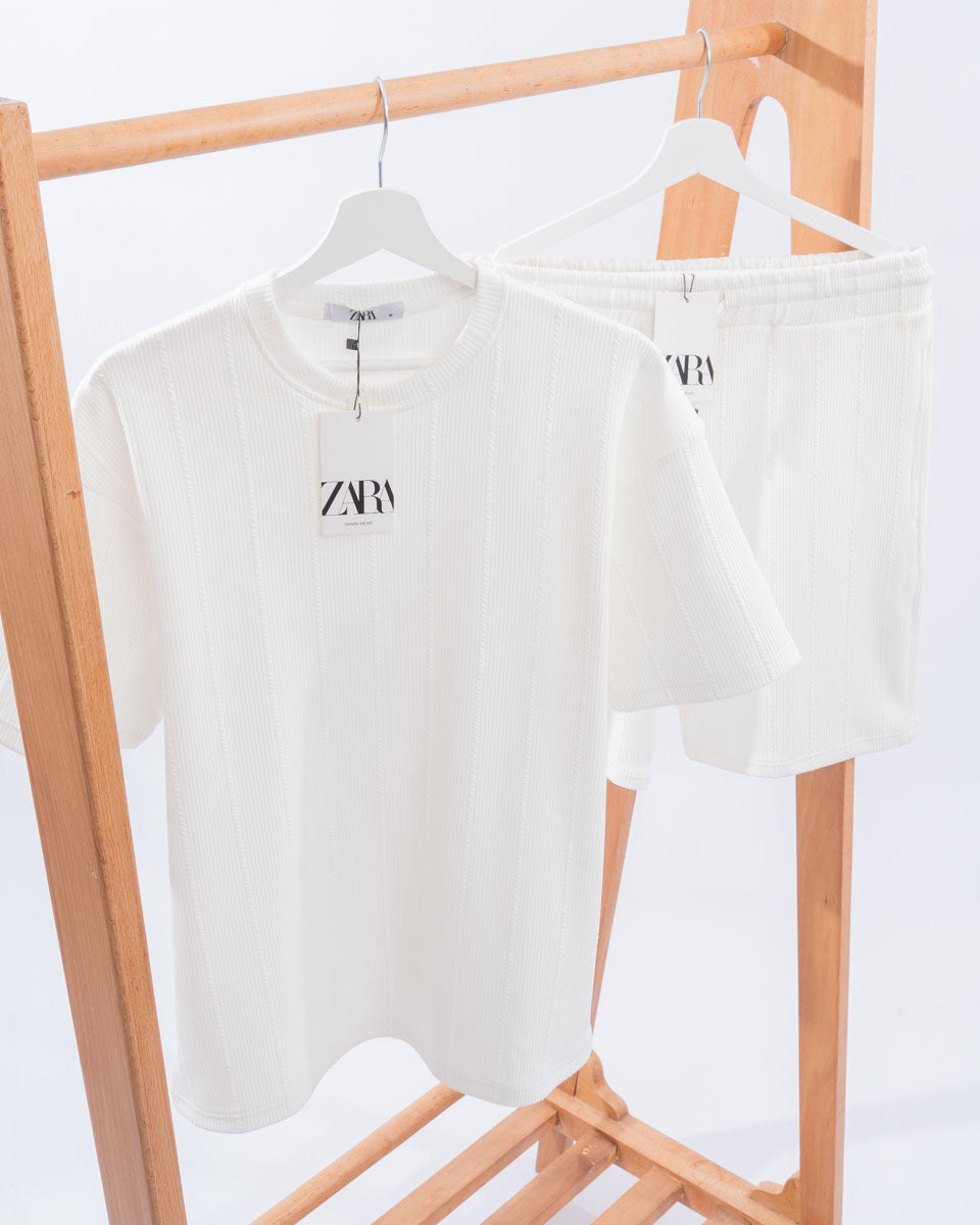 Jacquard Shorts Set